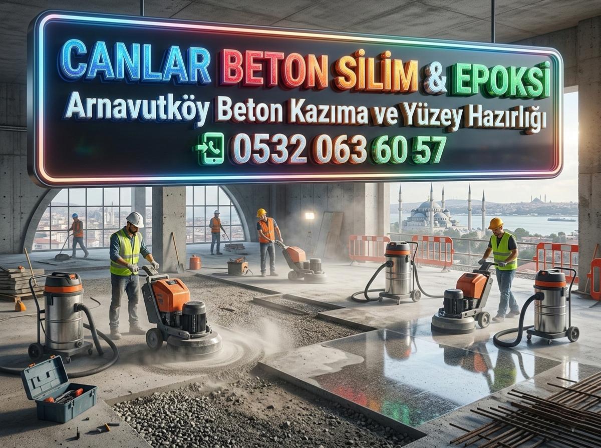 ARNAVUTKÖY BETON KAZIMA VE YÜZEY HAZIRLIĞI