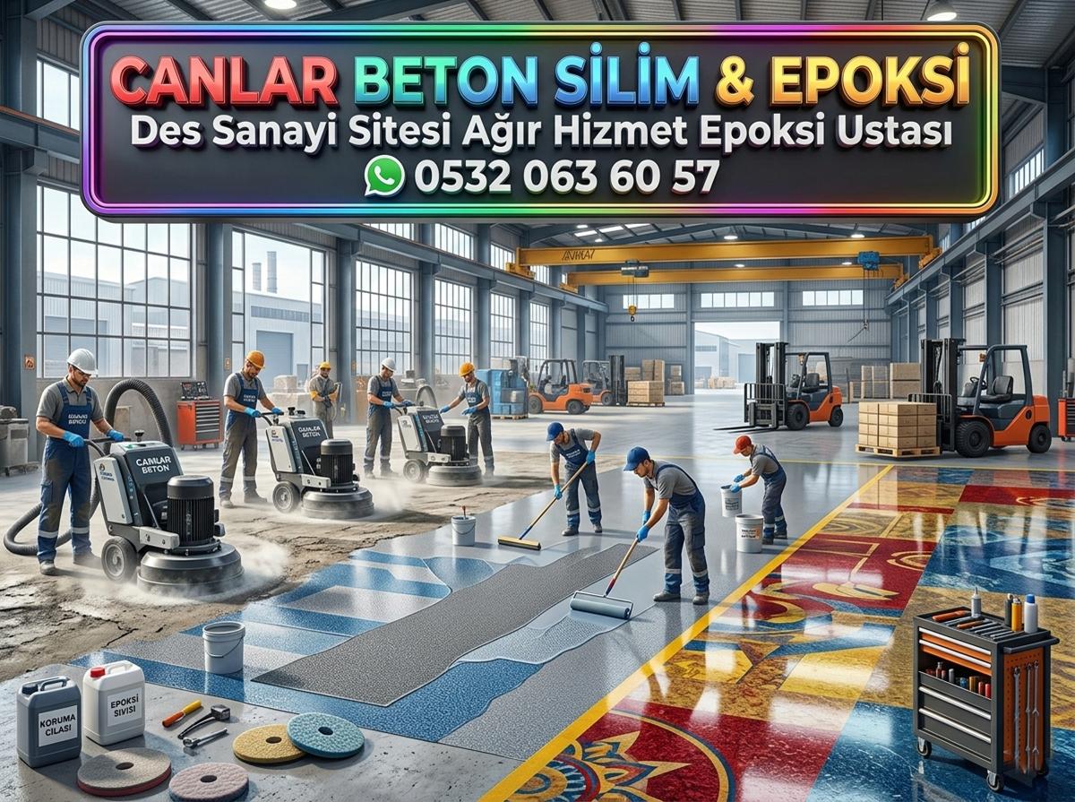 DES SANAYİ SİTESİ AĞIR HİZMET EPOKSİ USTASI
