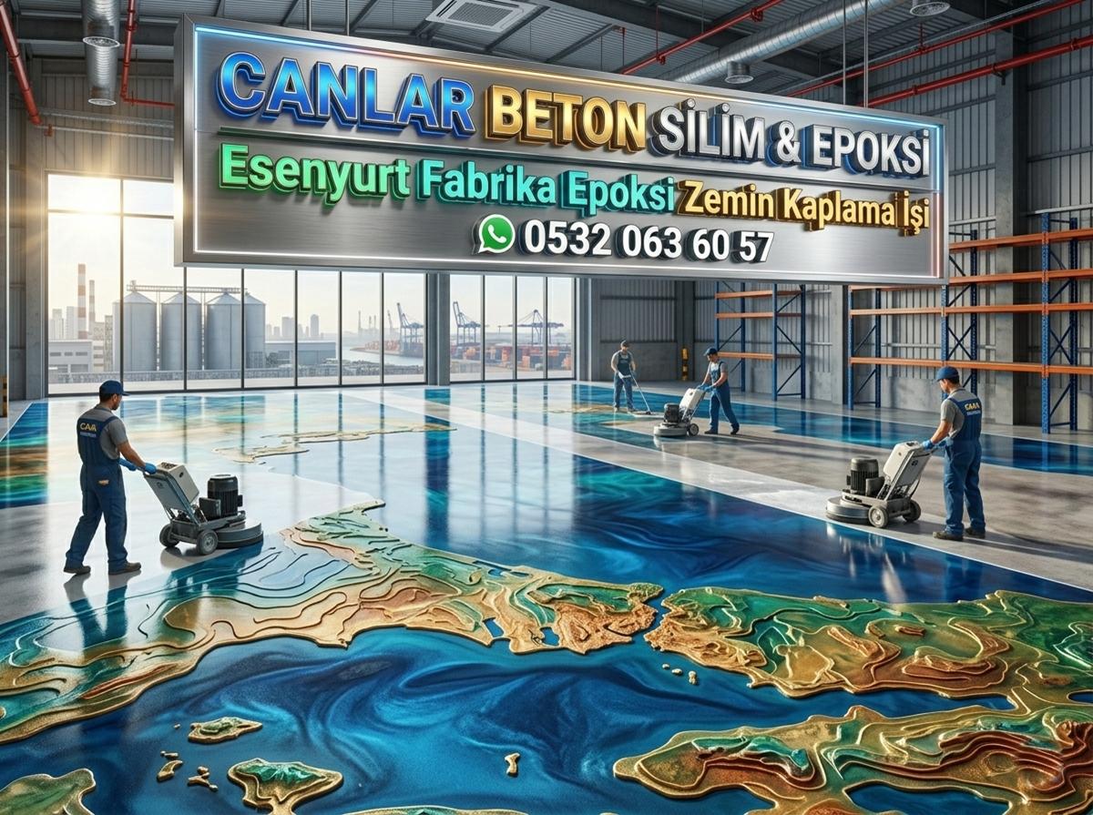 ESENYURT FABRİKA EPOKSİ ZEMİN KAPLAMA İŞİ